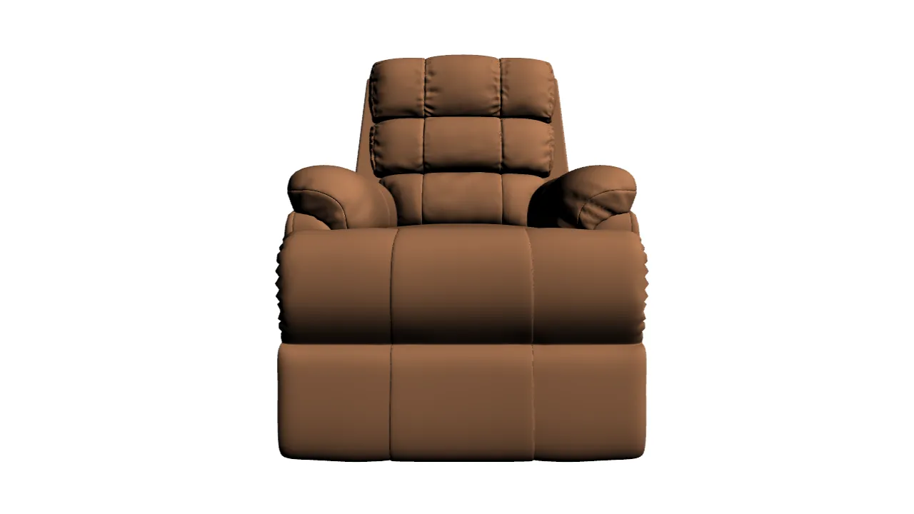 Recliner chair shown in the augmented reality viewer
